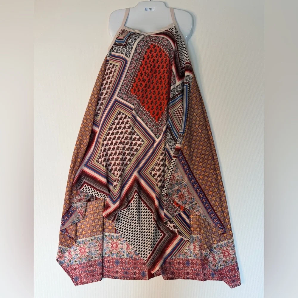 Aratta Silent Journey Patchwork Handkerchief Dress Size Small